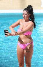 CHARLOTTE CROSBY and CHLOE FERRY at a Pool in Ibiza 07/18/2016