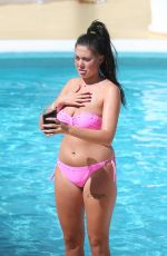 CHARLOTTE CROSBY and CHLOE FERRY at a Pool in Ibiza 07/18/2016