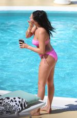 CHARLOTTE CROSBY and CHLOE FERRY at a Pool in Ibiza 07/18/2016