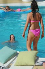 CHARLOTTE CROSBY and CHLOE FERRY at a Pool in Ibiza 07/18/2016