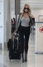 CHARLOTTE MCKINNEY at Los Angeles International Airport 07/09/2016