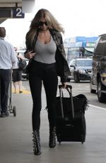 CHARLOTTE MCKINNEY at Los Angeles International Airport 07/09/2016