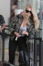 CHARLOTTE MCKINNEY at Los Angeles International Airport 07/09/2016