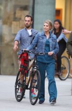 CHARLOTTE MCKINNEY on the Set of 