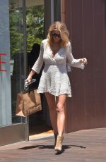 CHARLOTTE MCKINNEY Out Shopping in Malibu 07/03/2016