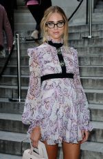 CHIARA FERRAGNI at Giambattista Valli Haute Couture Show in Paris 07/04/2016
