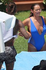 CHLOE MEADOWS and COURTNEY GREEN at a Pool in Magaluf 07/11/2016