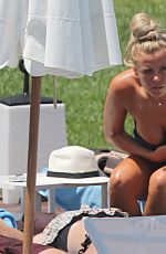 CHLOE MEADOWS and COURTNEY GREEN at a Pool in Magaluf 07/11/2016