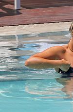 CHLOE MEADOWS and COURTNEY GREEN at a Pool in Magaluf 07/11/2016