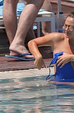 CHLOE MEADOWS and COURTNEY GREEN at a Pool in Magaluf 07/11/2016