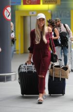 CHLOE MEADOWS and COURTNEY GREEN at Gatwick Airport in West Sussex 07/01/2016