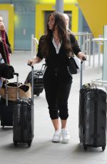 CHLOE MEADOWS and COURTNEY GREEN at Gatwick Airport in West Sussex 07/01/2016