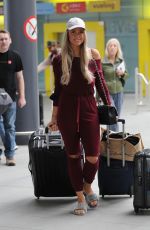 CHLOE MEADOWS and COURTNEY GREEN at Gatwick Airport in West Sussex 07/01/2016
