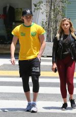 CHLOE MORETZ and Brooklyn Beckham Out in Beverly Hills 06/30/2016