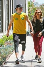 CHLOE MORETZ and Brooklyn Beckham Out in Beverly Hills 06/30/2016