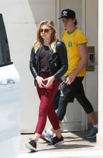 CHLOE MORETZ and Brooklyn Beckham Out in Beverly Hills 06/30/2016