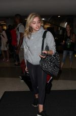 CHLOE MORETZ at Los Angeles Interntional Airport 07/29/2016