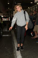 CHLOE MORETZ at Los Angeles Interntional Airport 07/29/2016