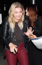 CHLOE MORETZ Leaves Arclight Cinema in Hollywood 06/30/2016