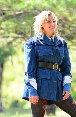 CHLOE MORETZ on the Set of a Photoshoot in New York 06/28/2016