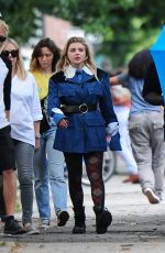 CHLOE MORETZ on the Set of a Photoshoot in New York 06/28/2016