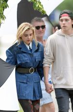 CHLOE MORETZ on the Set of a Photoshoot in New York 06/28/2016