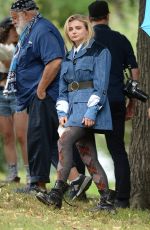 CHLOE MORETZ on the Set of a Photoshoot in New York 06/28/2016