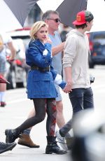 CHLOE MORETZ on the Set of a Photoshoot in New York 06/28/2016
