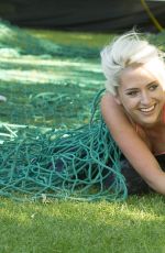 CHLOE PAIGE at Urban Attack Assault Course on in London 07/18/2016