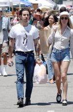 CHLOE SEVIGNY at Rose Bowl Flea Market in Pasadena 07/10/2016
