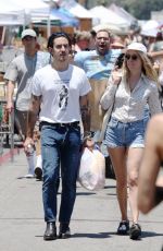 CHLOE SEVIGNY at Rose Bowl Flea Market in Pasadena 07/10/2016