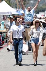 CHLOE SEVIGNY at Rose Bowl Flea Market in Pasadena 07/10/2016