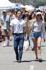 CHLOE SEVIGNY at Rose Bowl Flea Market in Pasadena 07/10/2016