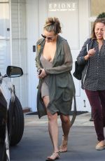 CHRISSY TEIGEN at Epione Cosmetic Center in Beverly Hills 07/07/2016