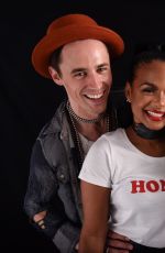 CHRISTINA MILIAN and VICTORIA JUSTICE at The Rocky Horror Picture Portrait Studio at Comic-con in San Diego 07/21/2016