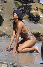CHRISTINA MILIAN in Swimsuit at a Beach in Malibu 07/03/2016