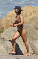 CHRISTINA MILIAN in Swimsuit at a Beach in Malibu 07/03/2016