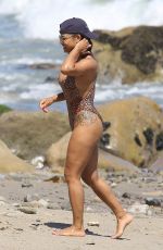 CHRISTINA MILIAN in Swimsuit at a Beach in Malibu 07/03/2016