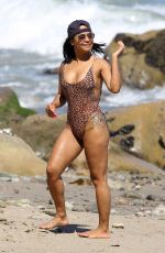 CHRISTINA MILIAN in Swimsuit at a Beach in Malibu 07/03/2016