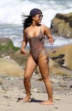 CHRISTINA MILIAN in Swimsuit at a Beach in Malibu 07/03/2016