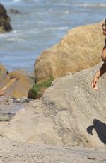 CHRISTINA MILIAN in Swimsuit at a Beach in Malibu 07/03/2016