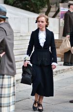 CHRISTINA RICCI on the Set of 