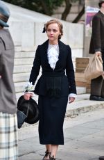 CHRISTINA RICCI on the Set of 