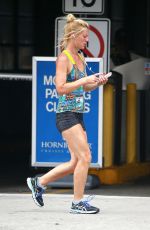 CLAIRE DANES Out Jogging in New York 07/14/2016