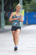 CLAIRE DANES Out Jogging in New York 07/14/2016