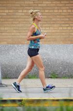 CLAIRE DANES Out Jogging in New York 07/14/2016