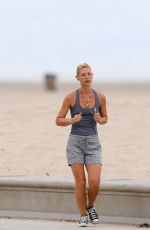 CLAIRE DANES Out Jogging in Santa Monica 07/06/2016