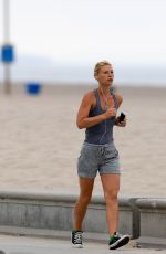 CLAIRE DANES Out Jogging in Santa Monica 07/06/2016