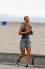 CLAIRE DANES Out Jogging in Santa Monica 07/06/2016