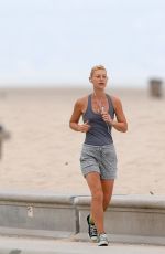 CLAIRE DANES Out Jogging in Santa Monica 07/06/2016